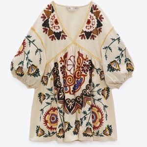 COPY - Zara embroidered dress